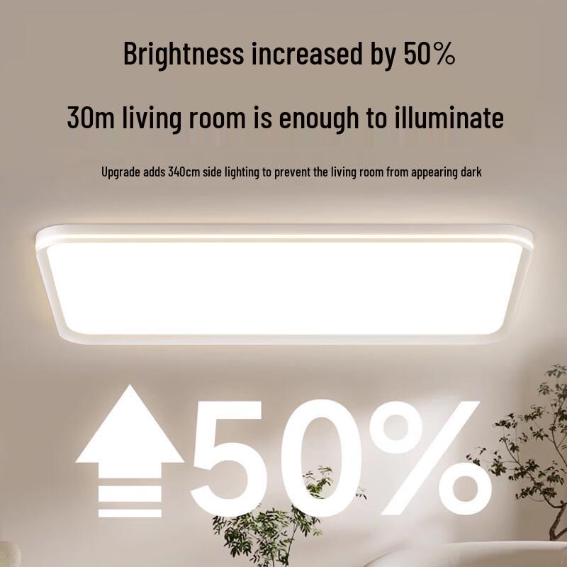 Nu Feng Minimalist Eye-Protection 3-Color Dimmable LED Ceiling Light