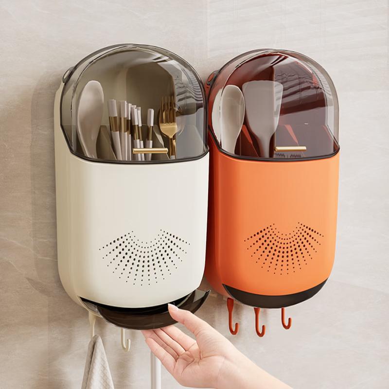 Yipan Wall-Mounted Plastic Chopstick Caddy