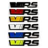 AAABV1 3D Metal VRS Sticker Car Styling for Skoda VRS Octavia Elroq Fabia Rapid Superb Kodiaq Front Grille Emblem Rear Trunk Decals