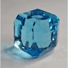 Swiss Blue Topaz Natural 102-104 Ct Cube Cut Stunning Certified Loose Gemstone