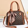 Handbag Womens Modern With Spacious Design And Stylish Plaid Elements For Use Daily