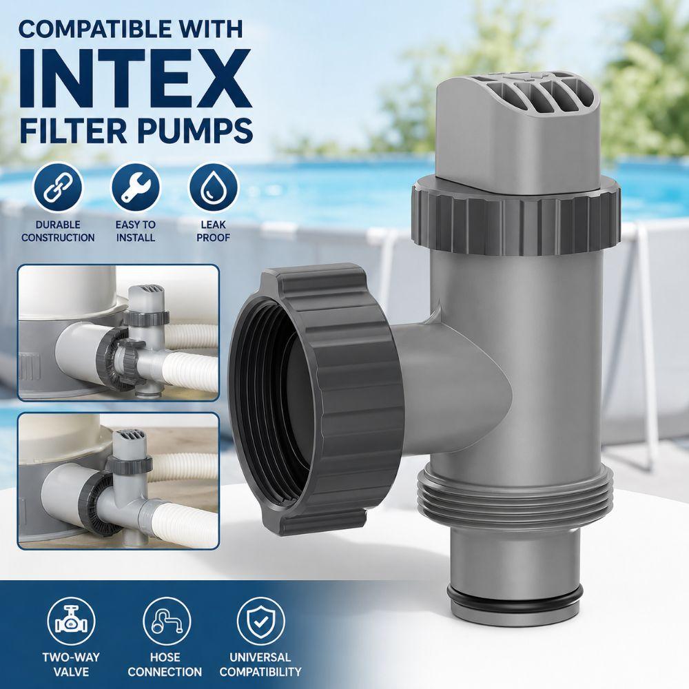 Easy Installation Pool Plunger Valve On/Off Control Above Ground Pool Valve