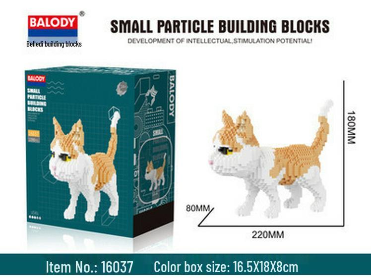 BeleDi Micro Building Blocks: Educational Pet Model Toy for Kids