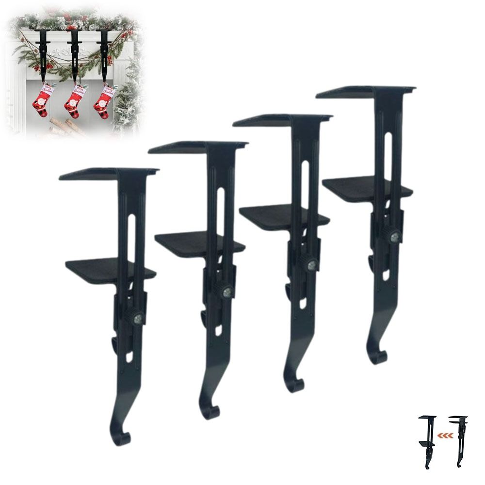 Adjustable Stocking Hangers Non-slip Garland Hanger  Home Christmas Decoration