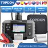 TOPDON BT600 12V 24V Car Battery Tester Lead Acid Vehicle Automotive 3.5 Inch Screen  Car Truck Charging Cranking Analyzer