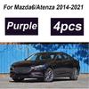 4 шт. Окрашенные Для Mazda6 2017 Аксессуары 2014- Передние Брызговики Задние Брызговики Фартуки Расширители Арок Колес Автоаксессуары