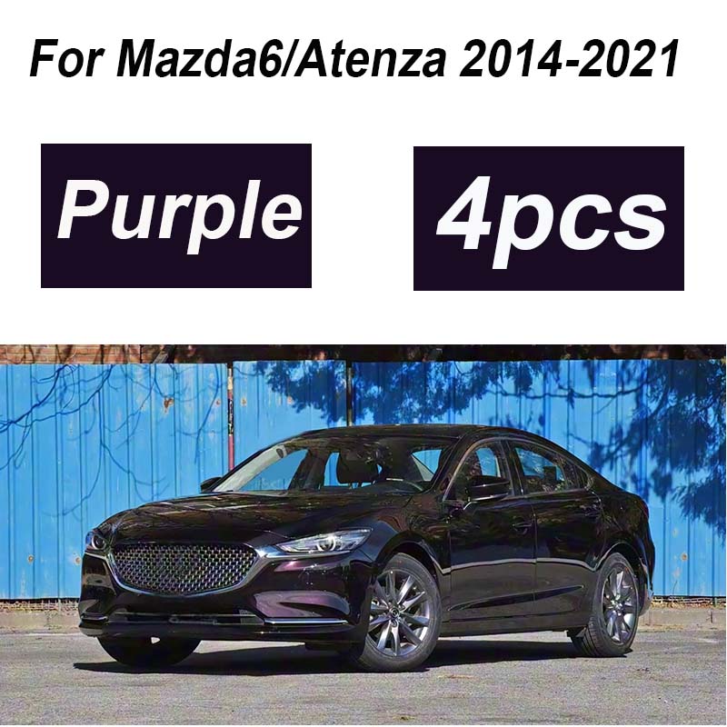 4 шт. Окрашенные Для Mazda6 2017 Аксессуары 2014- Передние Брызговики Задние Брызговики Фартуки Расширители Арок Колес Автоаксессуары
