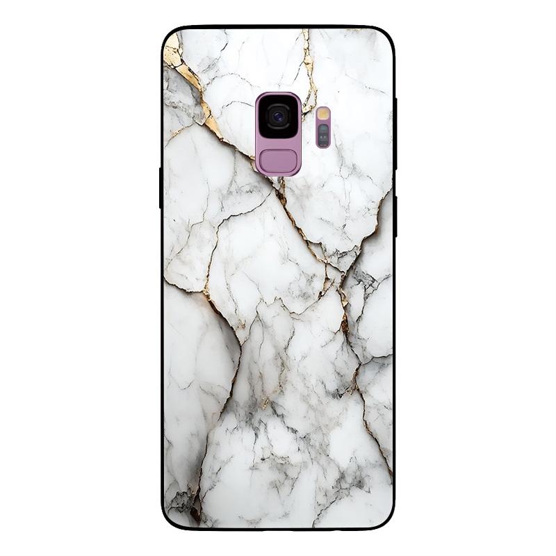 Чехол для Samsung Galaxy S9 Plus SM-G965F G965 S9Plus Мраморный Рисунок Мягкий Матовый Силиконовый Задний Чехол для Samsung S9 S9+ Полный Чехол