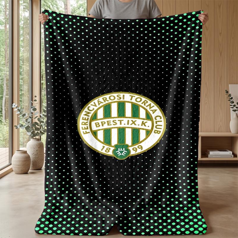 Ferencvaros Theme blanket Soft Flannel Fleece Blanket Warm Lightweight Throw Blanket for Home Sofa Bed
