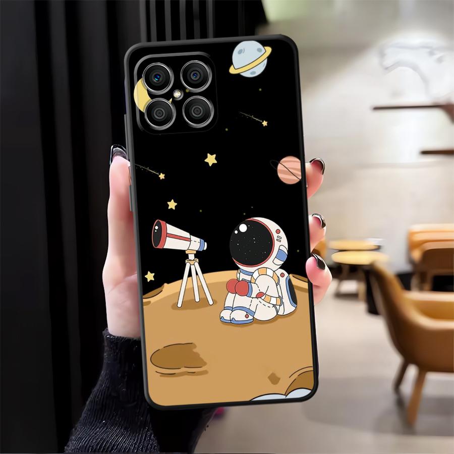 Чехол для Honor X9a X7 90 8X 70 X8 200 400 Lite X5b X6 Magic5Lite Funda Чехол для телефона Мультяшный Астронавт