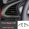 Накладка на рамку воздуховода на приборной панели автомобиля, накладка на решетку вентиляционного отверстия кондиционера, отделка для Mazda 3 Axela BP CX-30 DM Аксессуары 2020-2025