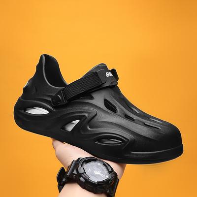 Пляжные сандалии Step On Shit Feeling, пара, нескользящие тапочки, спортивная сумка и однотонные мужские туфли с дырками