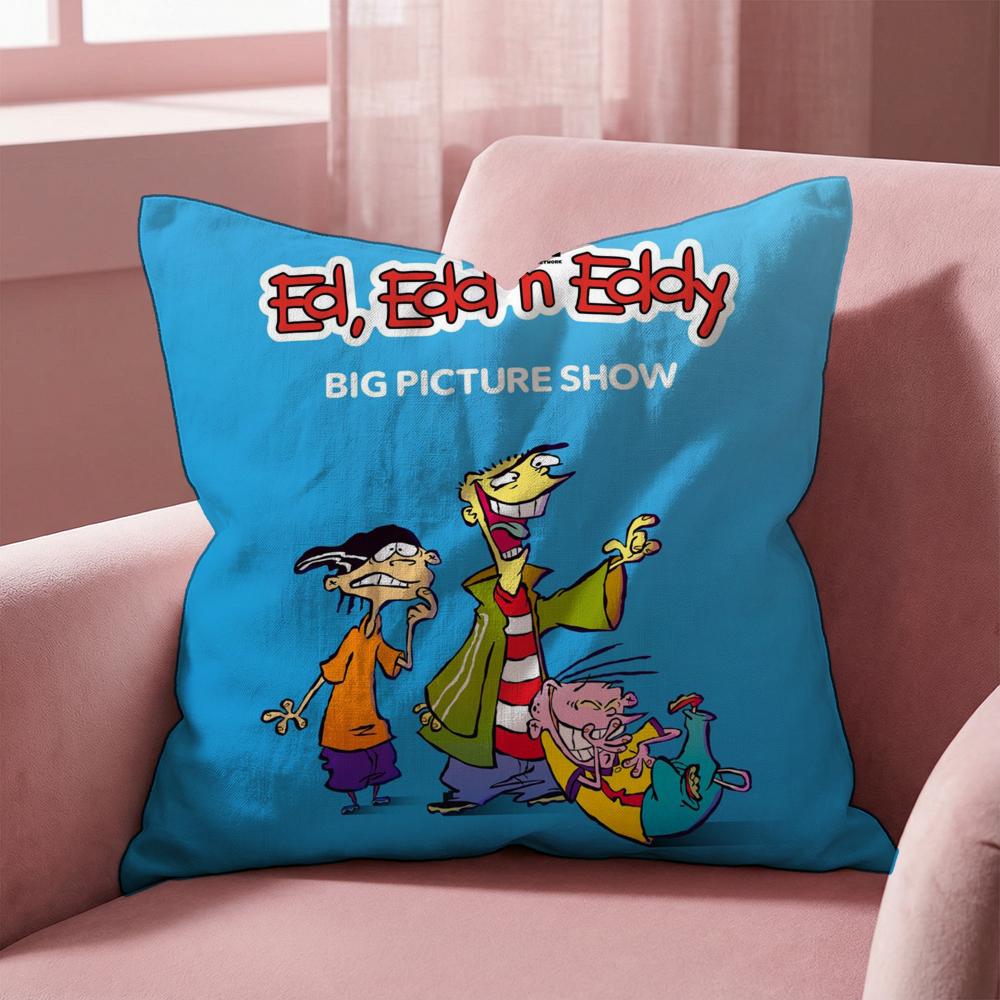 Чехол на подушку Ed, Edd n Eddy для разных случаев, для дома и автомобиля - Двусторонний, Мягкий и прочный для повседневного использования