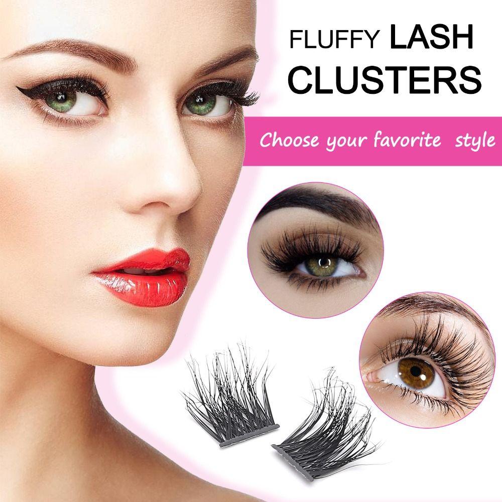 Искусственные норковые индивидуальные пучковые ресницы эффектные пучки наращивания ресниц своими руками дома