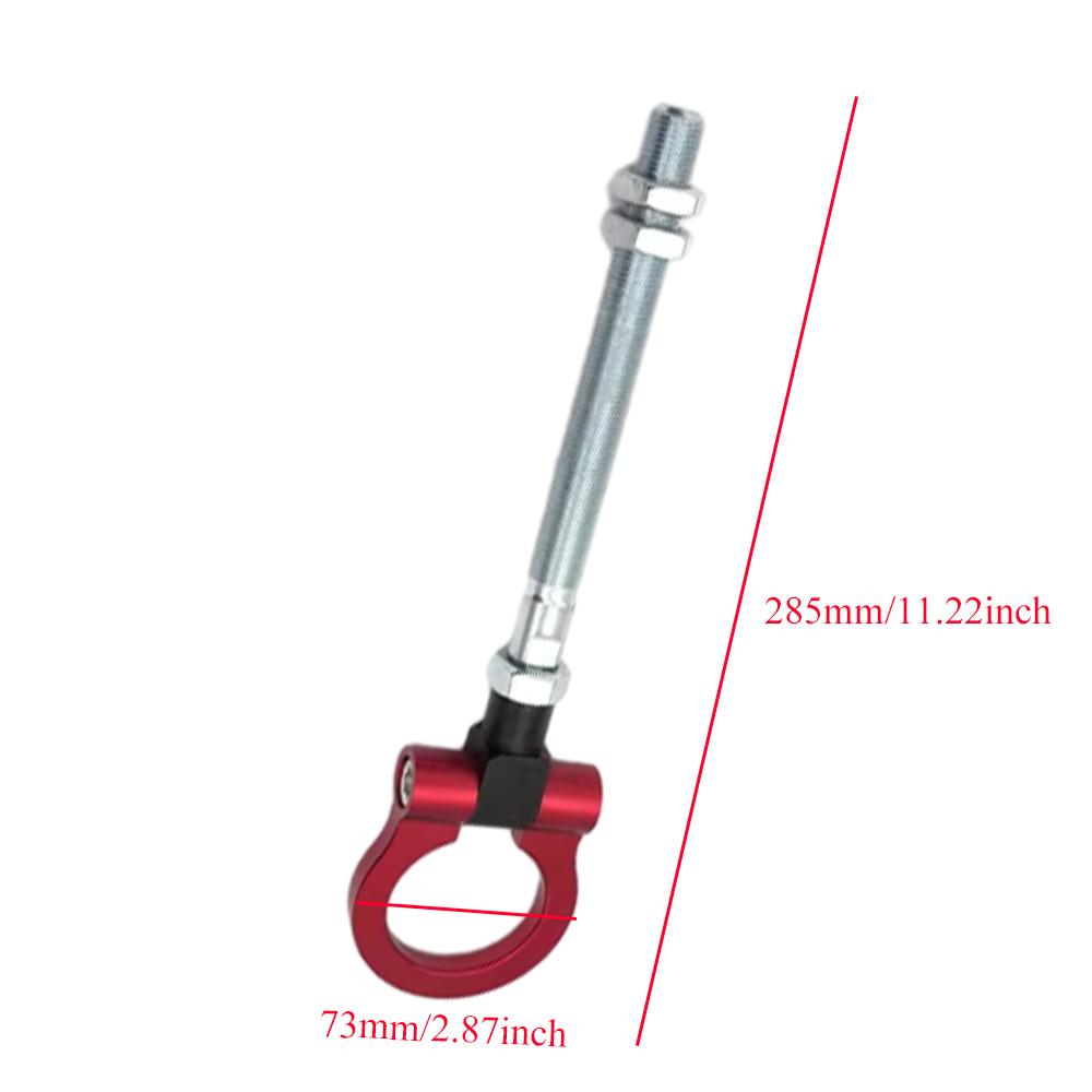 Car Style Racing Tow Trailer Hooks Aluminum Towing Hook For Subaru BRZ Impreza WRX STi, Scion FR-S Toyota 8