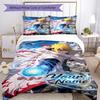 Naruto Character Customize Text Duvet Cover Set Design for Living Rooms Machine Washable Bedroom Decor Best for Christmas