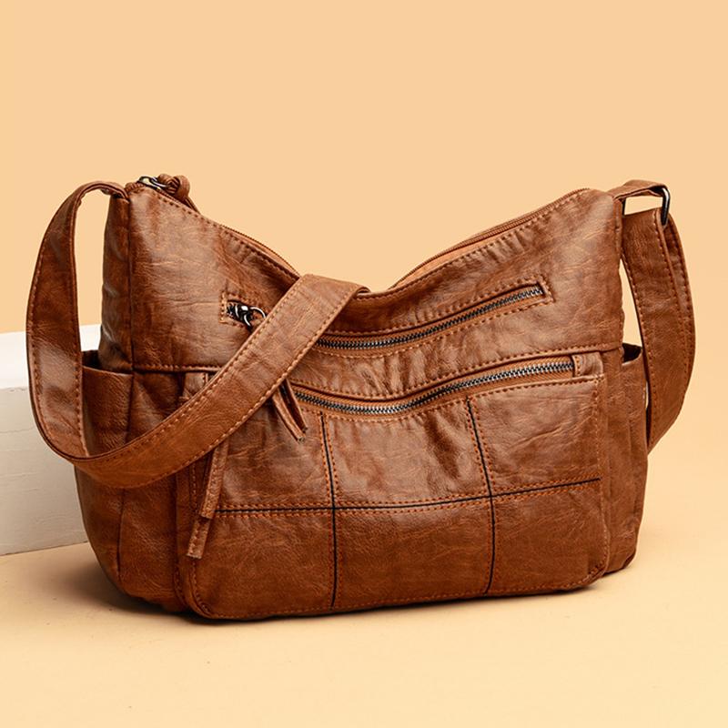 Повседневная сумка-тоут в стиле ретро, ​​женская роскошная дизайнерская сумка на плечо для женщин, новинка 2023 года, женская винтажная сумка через плечо из искусственной кожи