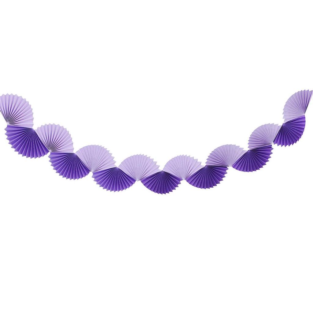 Бумажные украшения в виде вееров для дня рождения: Подвесные украшения и вымпелы