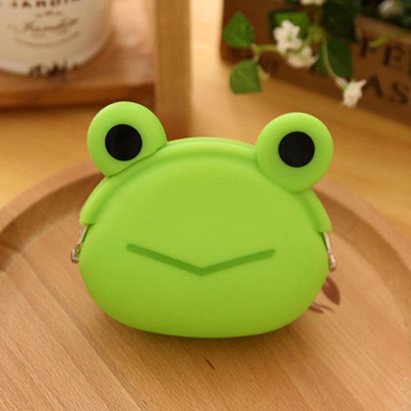 Силиконовый кошелек для монет, милый поросенок, кошка, лягушка, желтая утка, панда, сова, собака, кошелек, детский женский мини-сумка