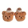 1 Pair Infant Baby Sock Cute Cartoon 3D Bear Short Sock for Toddler Baby Boy Girl Spring Summer Non-slip Floor Sock for Kids
