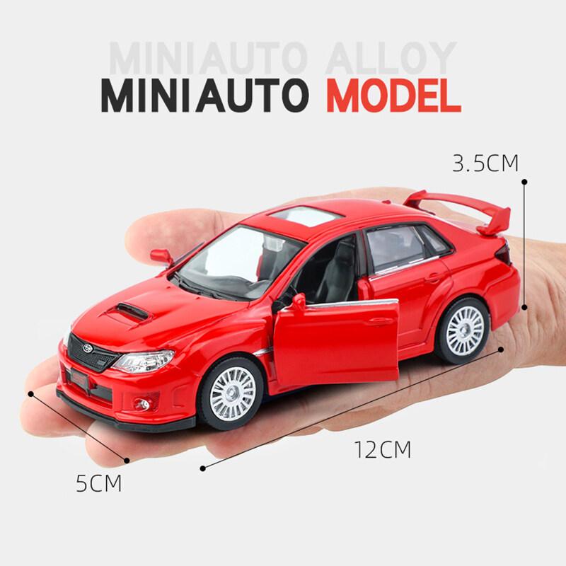 1/36 Subaru Impreza WRX STI литые под давлением модели автомобилей, игрушки для подарков, коллекции, украшения
