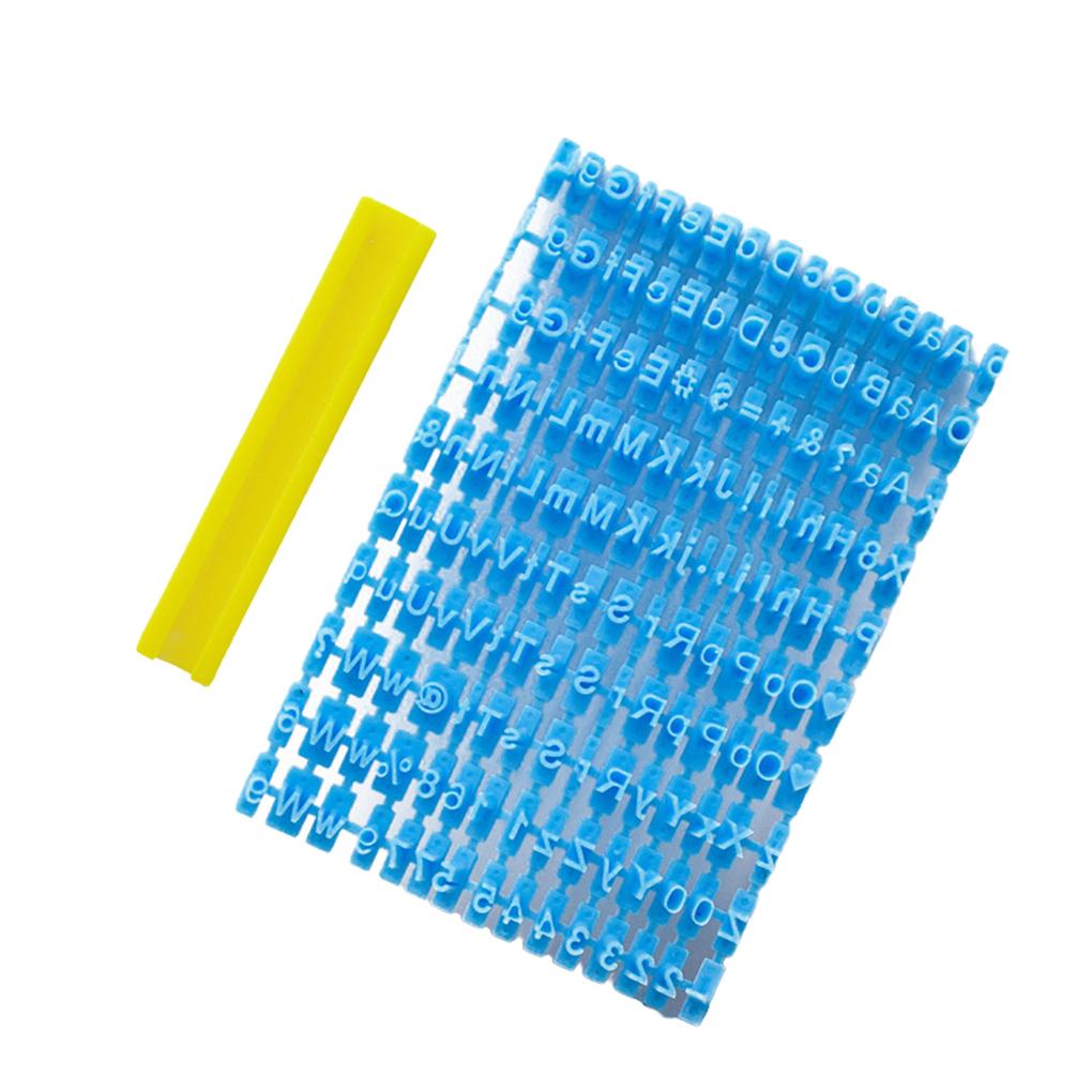 Письменный штамп для выпечки, многоразовые пластиковые трафареты для тиснения, художественные инструменты для рукоделия, печенья, буквенно-цифровой штамп с использованием