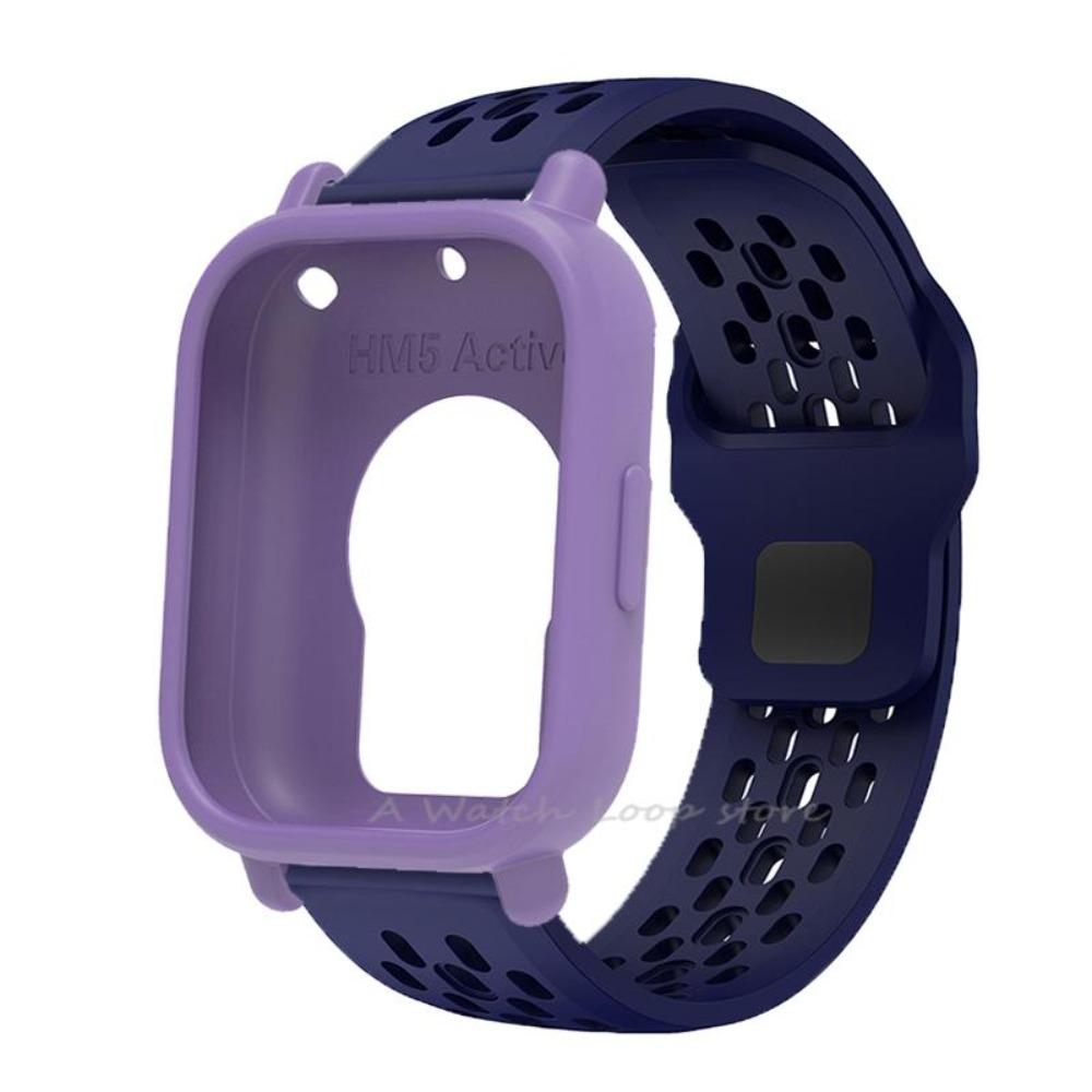 Ремешок+Чехол Для Redmi Watch 5 Active Силиконовый Ремешок Чехол Спортивный Браслет Ремешок Для Redmi Watch 5Lite Чехол Браслета Комплект Аксессуаров
