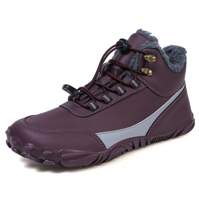 Модные женские ботинки, водонепроницаемая походная обувь, новинка 2024 года, женские зимние ботинки, нескользящие теплые ботильоны, женские кроссовки, рабочая обувь для активного отдыха