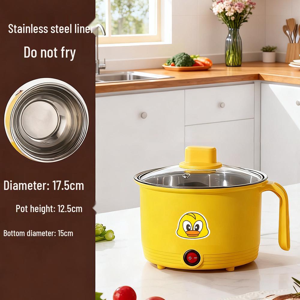 Многофункциональная электрическая плита с антипригарным покрытием: Горшочек для лапши быстрого приготовления большой емкости для общежития