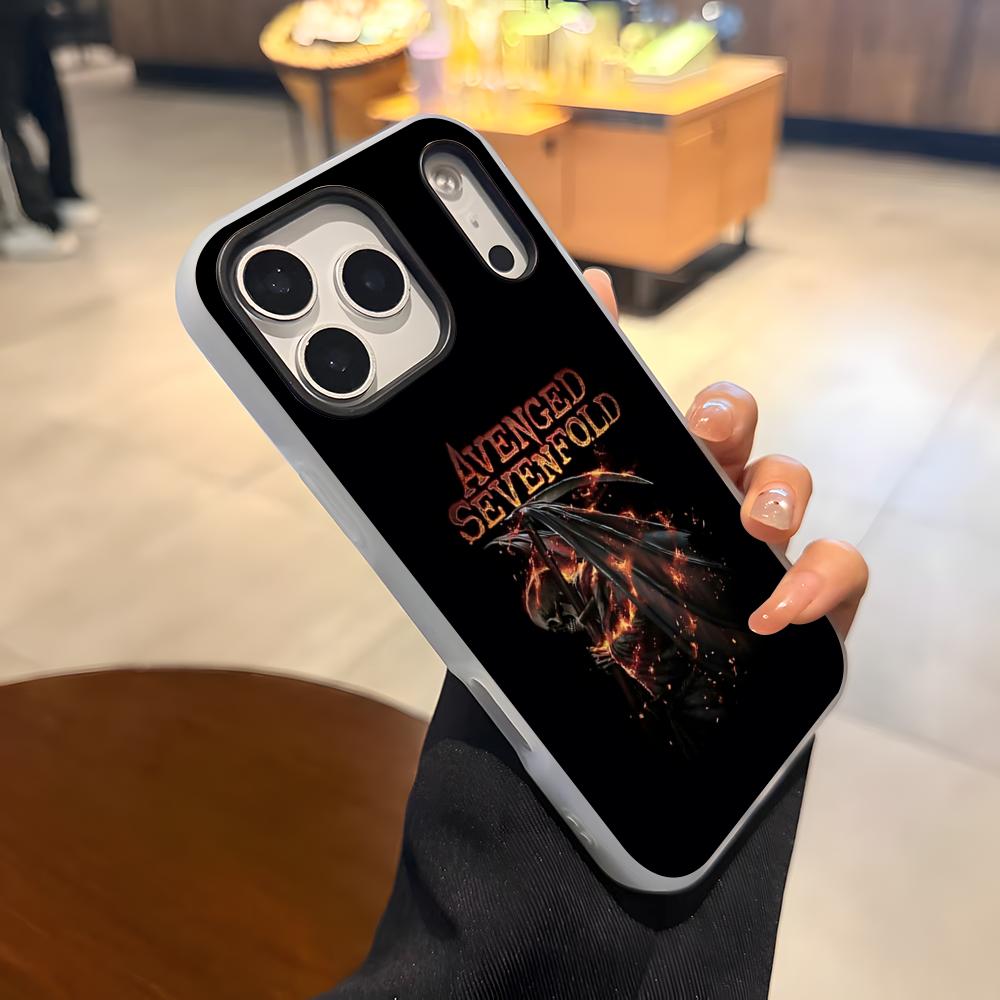 Чехол для телефона Avenged Sevenfold Для IPhone 17 Air 16 E 15 14 Plus 13 12 11 Pro Max Желейный 2 в 1 Защитный чехол