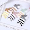 Colorful Cartoon Kitten Women's Cotton Boat Socks - Fresh & Sweet Korean Style for Spring/Summer