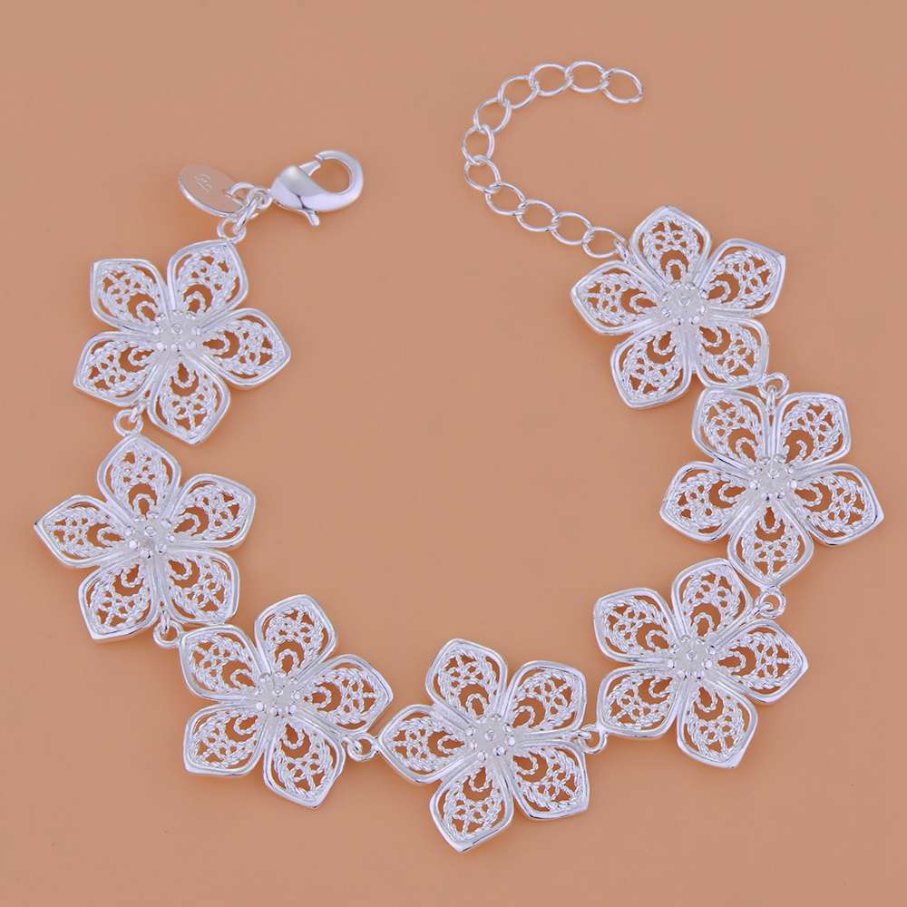 925 Silver Bracelet Heart High Quality Romance Chain For Woman Men Fashion Engagement Party Wedding Jewelry Gift
