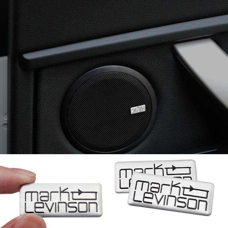 Car Styling Mark Levinson Logo Emblem 3D Aluminum Speaker Audio Decorate Sticker Decals For Lexus UX250H Fsport CT200H RX400H NX AEN1