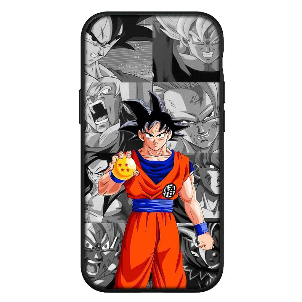 Для iPhone 16 15 Xiaomi Redmi Note 14 13 12 11 Pro Max 16e Samsung Galaxy S25 S24 S23 Moto OPPO Huawei Dragon Ball DragonBall Goku Мультяшный Чехол для телефона