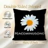 Brand Peaceminusone Cushion Cover Cushion Cover Set 4Pcs 50X50 45X45 40X40 Pillowcase Decorative Sofa Home Decor