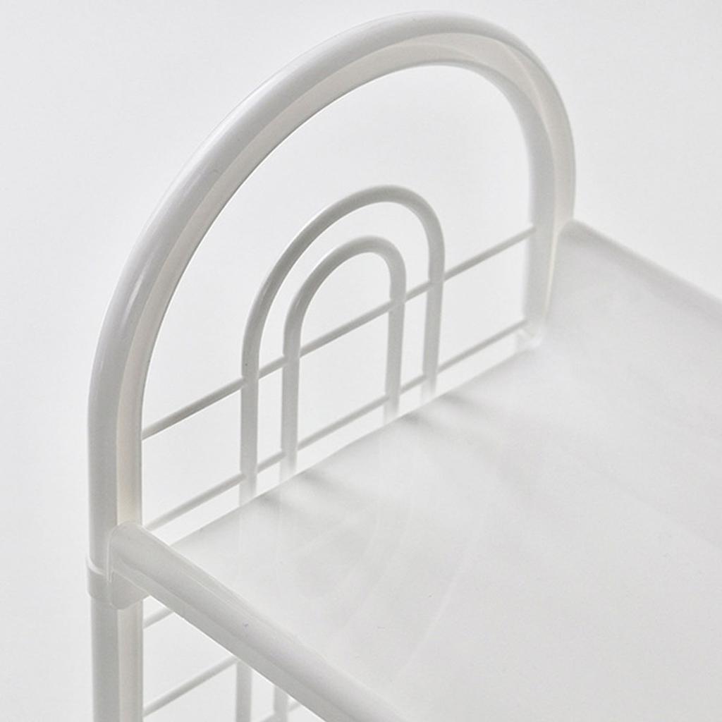 Простая двухъярусная настольная полка для хранения, мини-книжная полка для хранения вещей в офисе общежития