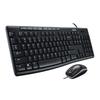 Logitech Проводная клавиатура и мышь MK200
