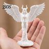 Artistic Sense Decoration Demon Angel Statue, 3D Printed Wings Matte Texture, Luxury Study Room Decor Fall-Resistant Ornament for Desk Entrance