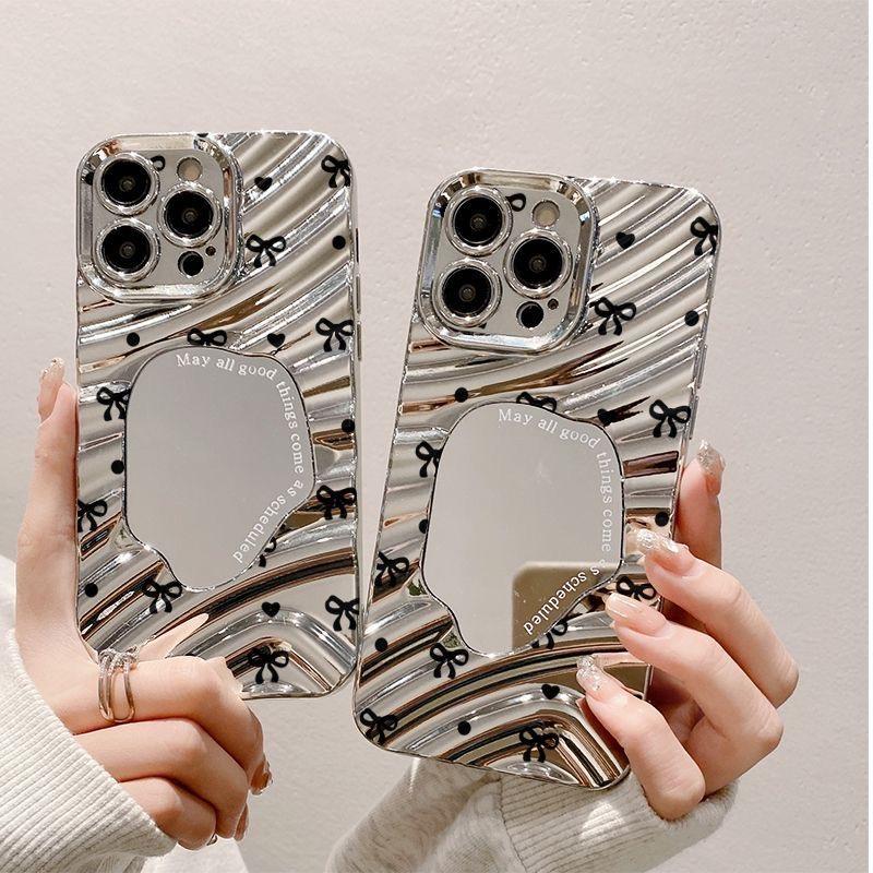 Makeup Mirror Phone Case for iPhone 11 13 16 Pro Max iPhone 14 15 12 13 Pro Max 16 Plus 13 Pro Samsung A55 A54 A15 A12 A52S A34 A14 A30S A53 A52 A50