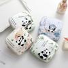 Cute PVC Sanitary Pads Bag Panda Large Capacity Coin Purse Multipurpose Lipstick Earphones Storage Cosmetic Bag