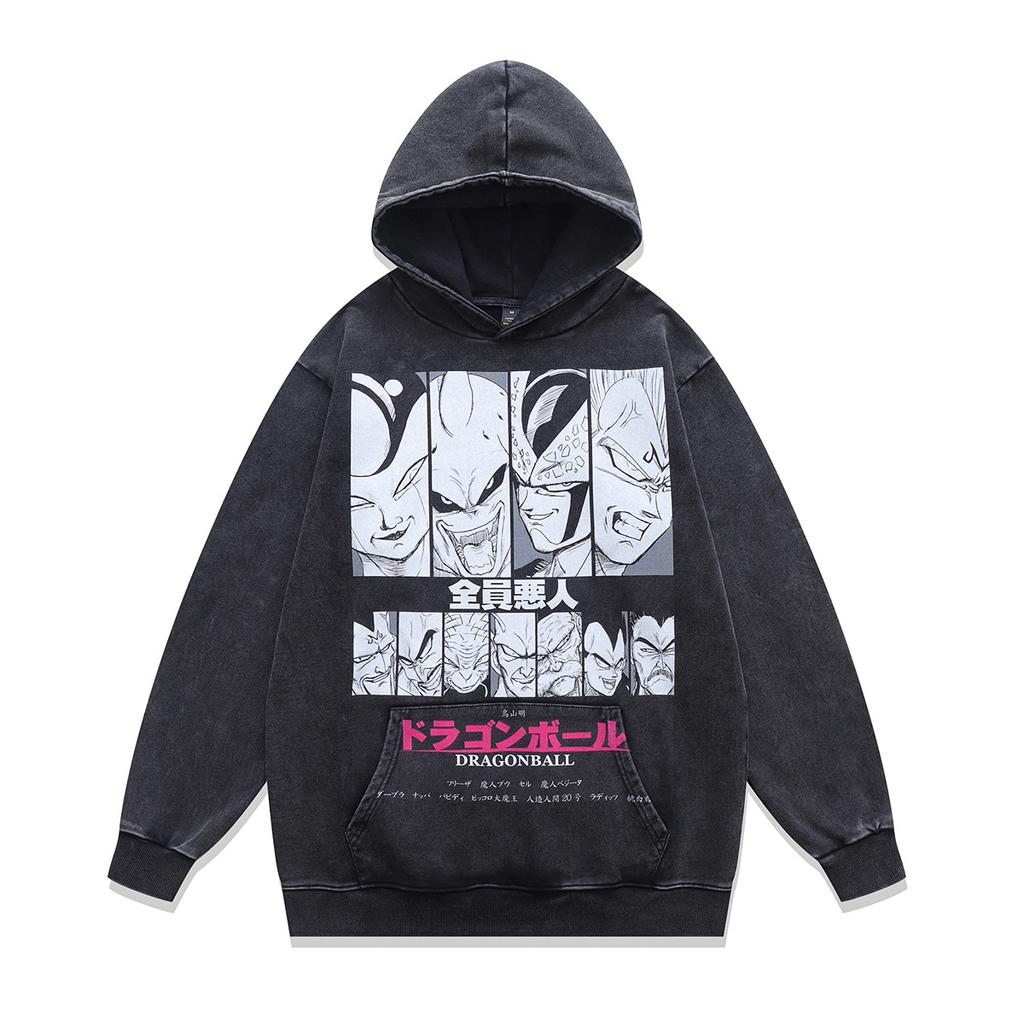 Американский Ретро Жареный Цвет Худи с Капюшоном Billie Цифровая Прямая Печать Стираный Худи из Чистого Хлопка Мужской