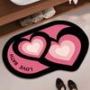 Modern Floor Mat & Door Mat Non-Slip Textured Rug For Bathroom Kitchen Entrance Water-Absorbing Non-Slip Foot Decorative Mats