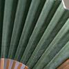 Retro Mini Shell Fan Cotton Linen Cloth Handheld Fan Crafts Folding Hand Fan  Home Decoration