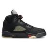 Женские кроссовки Air Jordan 5 Retro GORE-TEX Off-Noir Черный огненно-красный муслин DR0092-001
