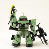 mengshan model sdcs Mass production type green red zaku2 action figure model gift toy collectibles