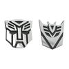 1 шт. Автомобиль Алюминиевый сплав Эмблема Автоботы Трансформеры Наклейки с логотипом на кузов автомобиля, заднюю крышку багажника, боковое окно, Декоративные аксессуары