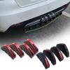 Anti-collision Carbon Fiber Pattern Chassis Parts Lip Diffuser Rear Bumper Parts Car Accessories