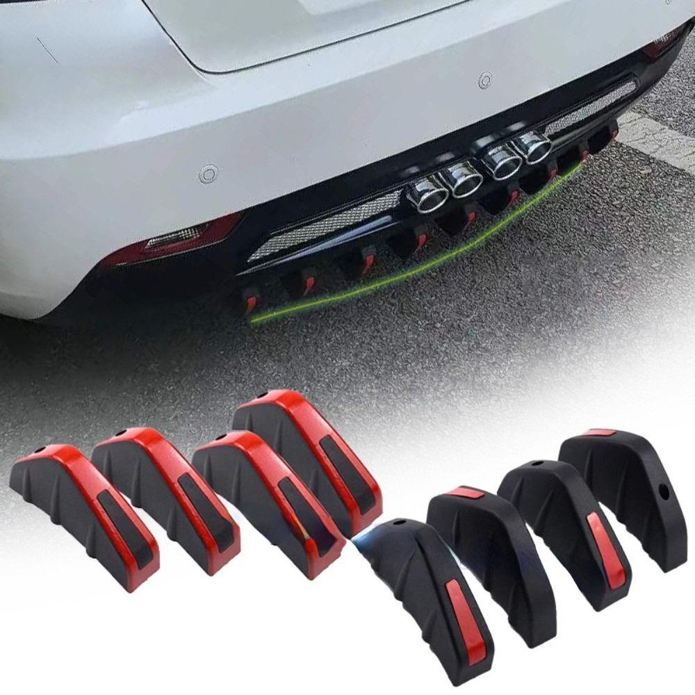 Anti-collision Carbon Fiber Pattern Chassis Parts Lip Diffuser Rear Bumper Parts Car Accessories