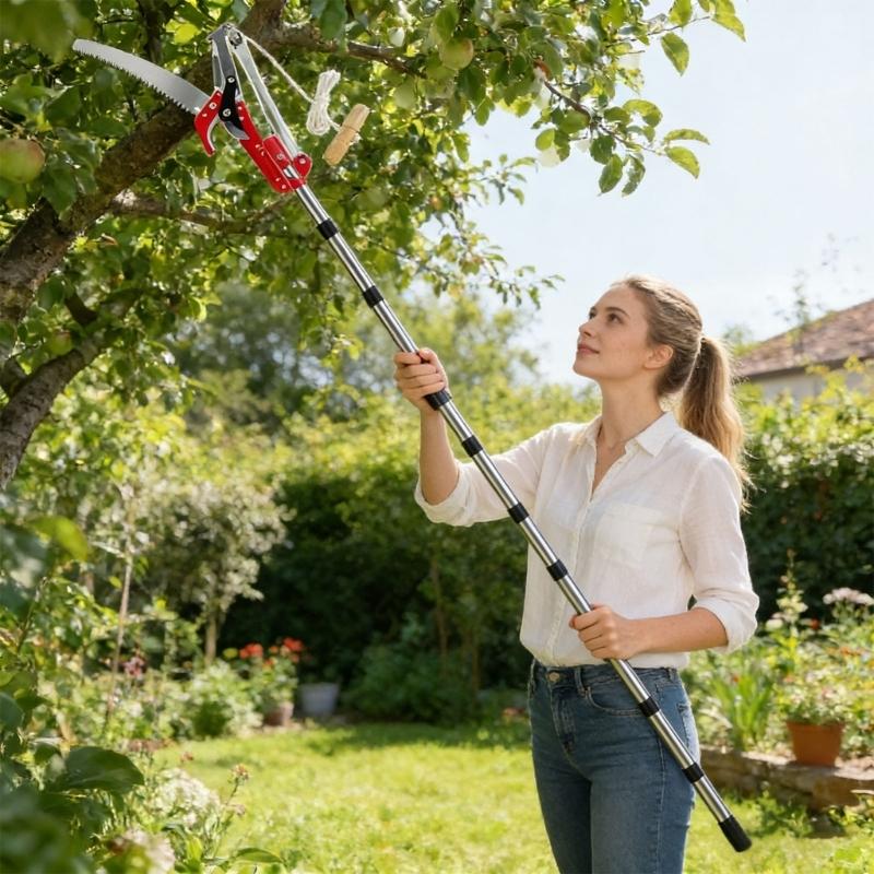 Long Lasting 13 Foot Tree Pruning With Rustproof Metal Construction