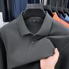 Men S Cotton Long Sleeve Polo Shirt Solid Color Casual Business Top